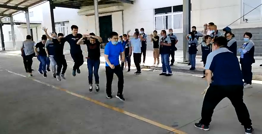 锦州希尔达2020年集体跳绳比赛